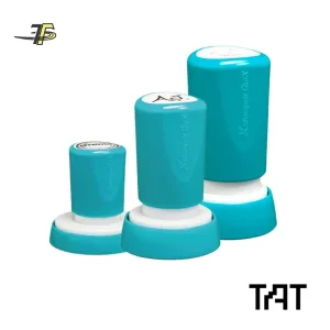 Dấu tròn thẩm thấu Xstamper QuiX đóng trên nhiều chất liệu