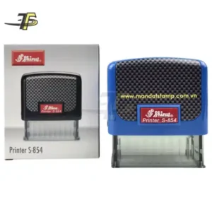 Khắc dấu liền Mực Shiny S-854 22x58mm