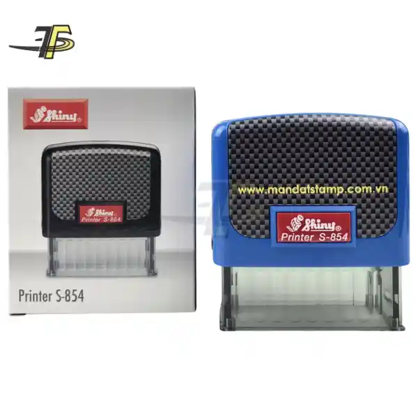 Khắc dấu liền Mực Shiny S-854 22x58mm