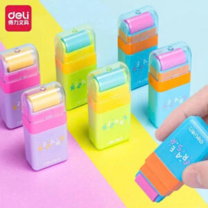 Gôm tẩy 2 đầu Deli VP154 - với 3 màu sắc ngộ ngĩnh