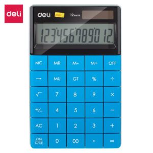 Máy Tính bỏ túi 12 số nhiều màu sắc Deli 1589 - Ảnh 5