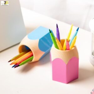 Cốc cắm nhựa hình bút chì Deli 9145 (E9145)