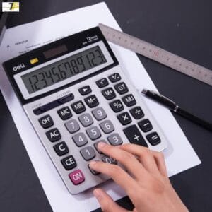 Máy tính Kim loại 12 số, Deli E1616 Máy tính Kim loại 12 số, Deli E1616 - Ảnh 4
