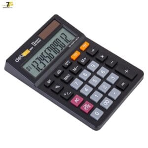 Máy tính cầm tay để bàn Deli - Màn hình LCD, pin mặt trời - Đen - 1 chiếc - EM01320 Máy tính cầm tay để bàn Deli - Màn hình LCD, pin mặt trời - Đen - 1 chiếc - EM01320 - Ảnh 4