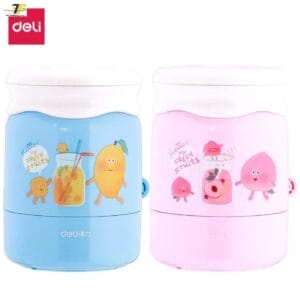 GỌt chì quay tay Deli ER10704 - chì 8mm - Hình cốc sinh tố - Xanh dương/Hồng - Ảnh 8