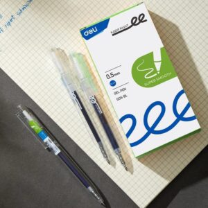 Bút gel bấm siêu trơn Deli G05 - ngòi 0.5mm