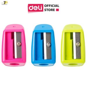 Gọt chì mini Deli - Hồng, Xanh lá, Xanh biển - Combo 2 cái - E0520
