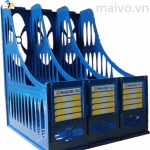 Khay tài liệu nhựa 3 ngăn / Kệ rổ xéo nhựa 3 ngăn / Kệ ráp nhựa 3 ngăn