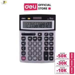 Máy tính Kim loại 12 số, Deli E1616 Máy tính Kim loại 12 số, Deli E1616 - Ảnh 9