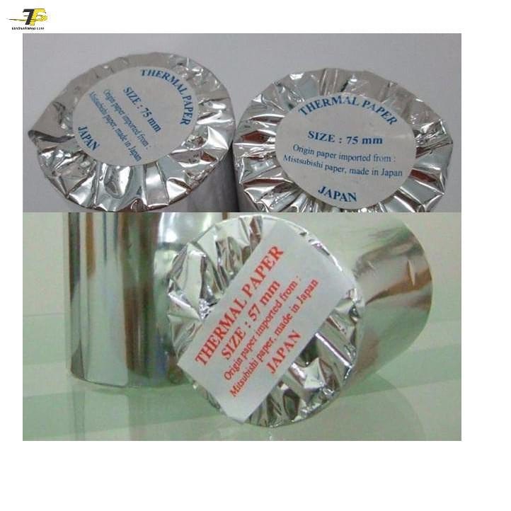 Giấy in nhiệt 75mm – 100 cuộn