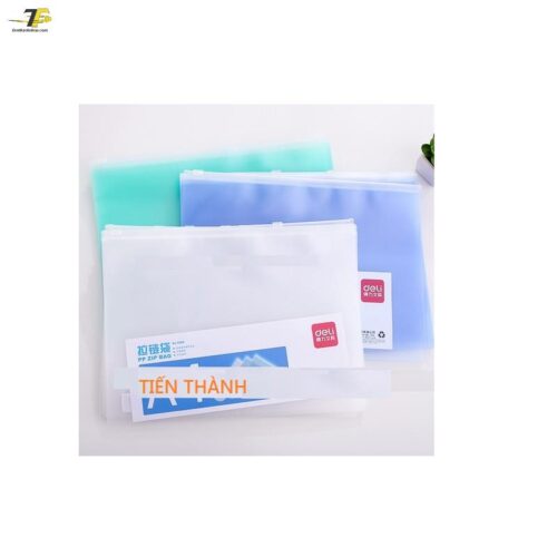 Túi đựng hồ sơ kéo khóa Deli A4 - 5588 / A5 - 5589
