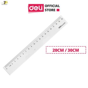 Thước kẻ cứng trong suốt - 20cm - Deli E6220 (Deli 6220)