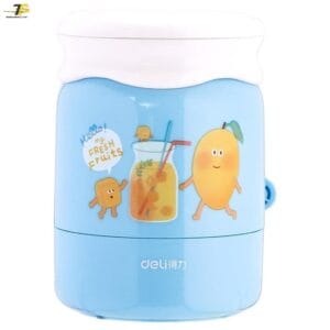 GỌt chì quay tay Deli ER10704 - chì 8mm - Hình cốc sinh tố - Xanh dương/Hồng - Ảnh 4