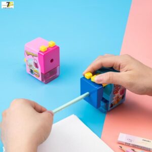 Gọt chì quay tay Deli - Xanh dương/Hồng - 1 chiếc - E0739 - Ảnh 6