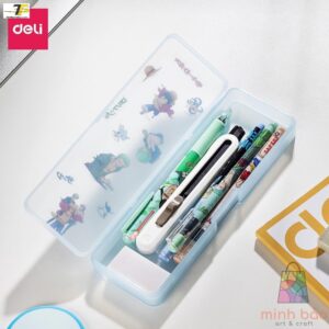 Hộp đựng bút bằng nhựa trong suốt cực xinh ONE PIECE - Deli EH901