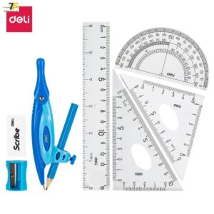Bộ compa thước kẻ gồm 8 món Deli G30001 (EG30001) - Vỉ giấy giá tốt Bộ compa thước kẻ gồm 8 món Deli G30001 (EG30001) - Vỉ giấy giá tốt - Ảnh 6