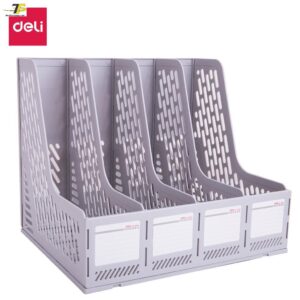 Giá tài liệu cứng 4 ngăn đứng deli 9846
