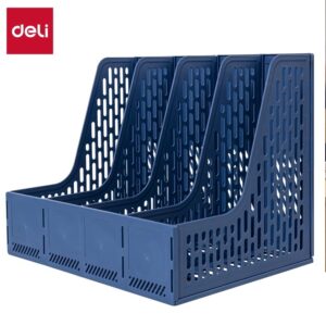 Khay tài liệu - Giá tài liệu cứng 4 ngăn đứng Deli 9844