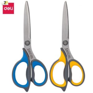 Kéo văn phòng 210mm Deli - Vàng/Xanh - 1 chiếc - E77760 - Ảnh 5