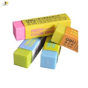 3 cục tẩy Màu 4B Deli 3045