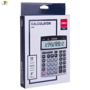 Máy tính Kim loại 12 số, Deli E1616 Máy tính Kim loại 12 số, Deli E1616 - Ảnh 7