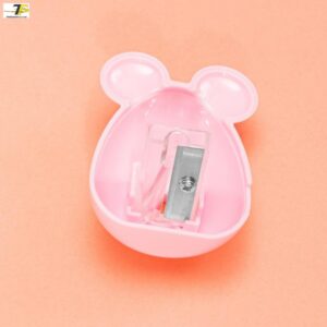 Gọt chì mini Deli 569 - Hình chú chuột - Trắng/Xanh dương/Hồng - Ảnh 5
