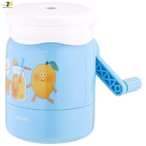 GỌt chì quay tay Deli ER10704 - chì 8mm - Hình cốc sinh tố - Xanh dương/Hồng - Ảnh 6