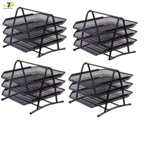 Khay 3 tầng sắt deli 9181