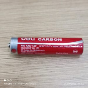 Máy tính Deli 12 số M36 - kèm sẵn 1 viên pin AAA - Ảnh 3