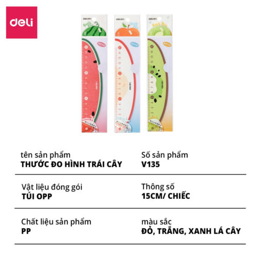 Thước kẻ Deli
