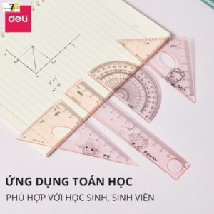 Home Bộ 4 dụng cụ êke học sinh One Piece Deli H17