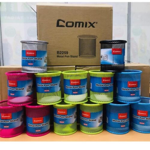 Cắm bút lưới kim loại Comix B2259