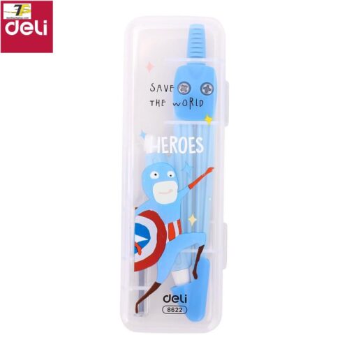 Compa Deli, Hồng/Xanh – 1 hộp – E8622 [Deli]