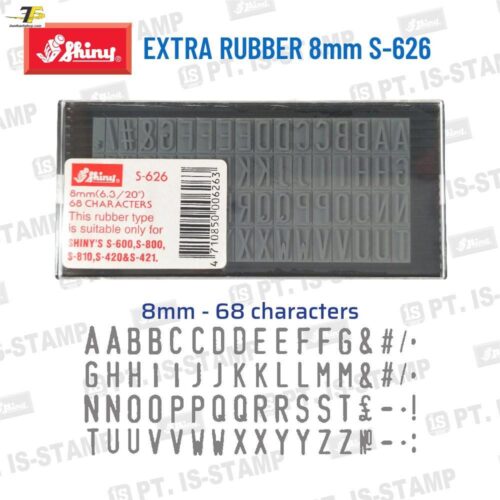 Bộ Dấu Ghép Chữ & Số Tự Động Shiny S-887 D-I-Y Set – Tự Tạo Nội Dung Chuyên Nghiệp