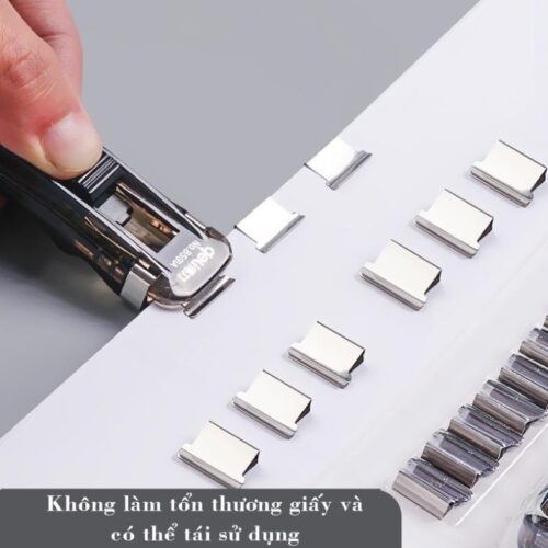 Kẹp giấy 16mm tái sử dụng nhiều lần Deli 8591A – 8592