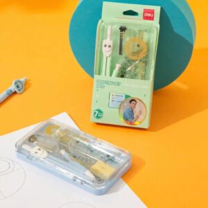 Bộ Compa, eke Deli H610 chì bấm 7 món – Biên bản Sơn Tùng