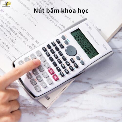 Máy tính kỹ thuật Deli – Đen/Xanh dương/Hồng/Trắng – D82MS