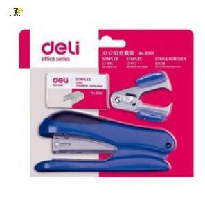 Bộ Combo Bấm kim / dập ghim 24/6 + nhổ ghim + lõi ghim Deli 355 (E0355)