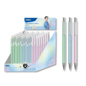 Bút chì kim bấm vỏ kim loại có tẩy Deli U994 ngòi 0.5 nhiều màu / Deli U995 ngòi 0.7 - PB Sơn Tùng