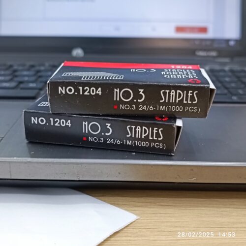 KIM BẤM SỐ 3 SDI 1204, hộp nhỏ 1000 Ghim