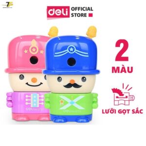 Gọt chì quay tay hình chú lính chì Deli 733