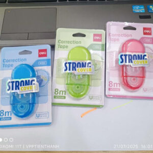 Bút xóa kéo – Băng xóa kéo Strong Deli H351 (Deli 351) – 8M x 5mm