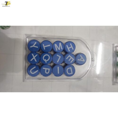 Bộ chữ số Nam châm 30mm cao cấp vỉ 26 chữ cái hít siêu mạnh