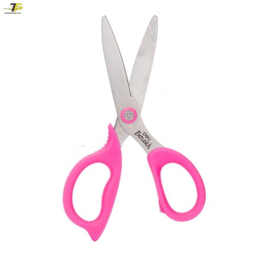 Kéo học sinh Deli – Explora Hồng/Xanh dương – 1 chiếc – E77755