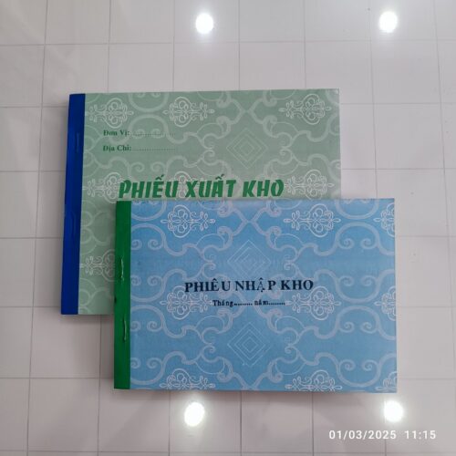 Quyển Hóa đơn – Phiếu thu – Phiếu chi 2 liên – 13 x 19cm – 50 bộ – Combo 3 quyển