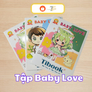 Quyển tập BaBy Love 4 ô ly 96 trang - Combo 10 quyển