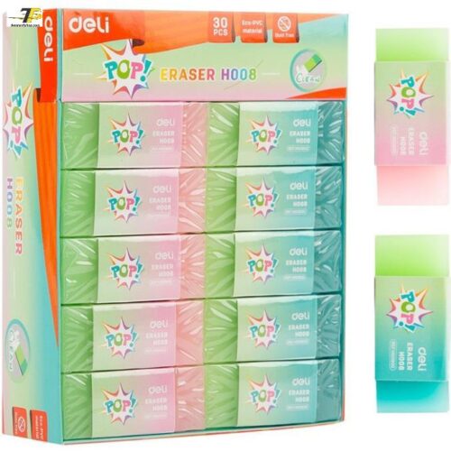 Gôm Tẩy Deli EH00800 – Combo 03 cục