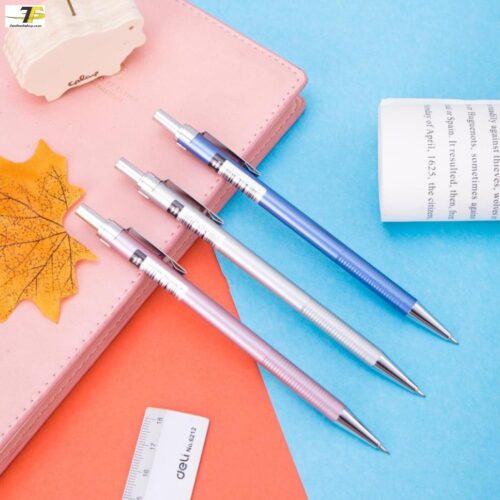 Bút chì kim kim loại Deli E6492 – Bạc/Xanh/Hồng – màu ngẫu nhiên