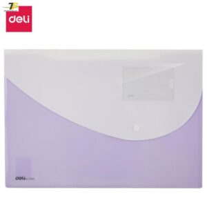 Túi hồ sơ A4 Deli, Đỏ/Cam/Xanh dương/Tím/Xanh lá cây – 1 chiếc – E5506