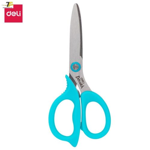 Kéo học sinh Deli – Explora Hồng/Xanh dương – 1 chiếc – E77755